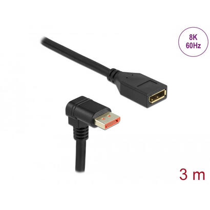 delock-displayport-verlangerungscable-stecker-90-unten-gewinkelt-zu-buchse-8k-60-hz-3-m