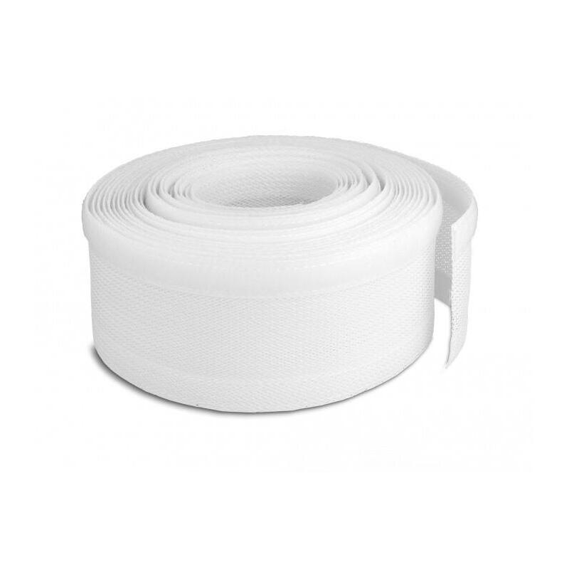 delock-geflechtschlauch-con-klettverschluss-10-m-x-32-mm-blanco