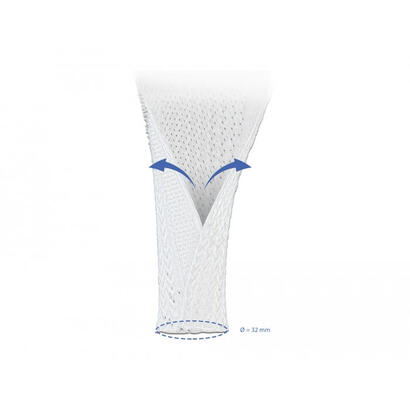delock-geflechtschlauch-con-klettverschluss-10-m-x-32-mm-blanco
