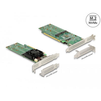 delock-pci-express-x16-tarjeta-a-4-x-intern-nvme-m2-key-m-