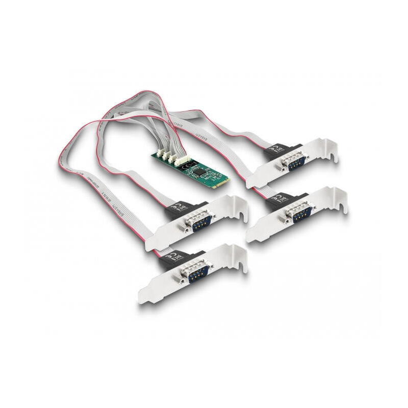 m2-karte-zu-4-x-seriell-rs-232-db9-mit-standard-und-low-profile-slotblenden