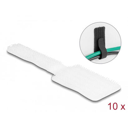 delock-mini-klett-cablehalter-l-90-mm-x-b-24-mm-selbstklebend-10-stuck-weiss