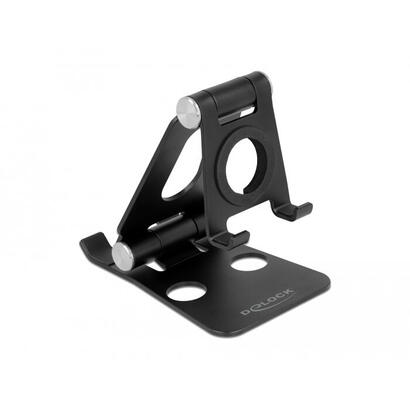 delock-smartphone-y-smartwatch-standhalterung-verstellbar-negro