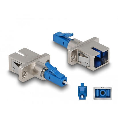 delock-lwl-hybrid-kupplung-lc-simplex-stecker-zu-sc-simplex-buchse-blau