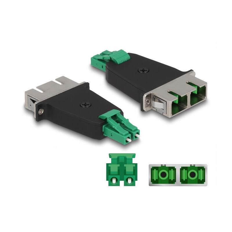 delock-lwl-hybrid-kupplung-lc-duplex-macho-a-sc-duplex-hembra-verde