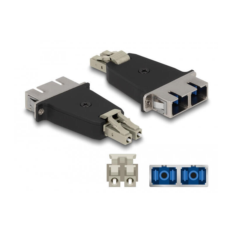 lwl-hybrid-kupplung-lc-duplex-stecker-zu-sc-duplex-buchse-beige