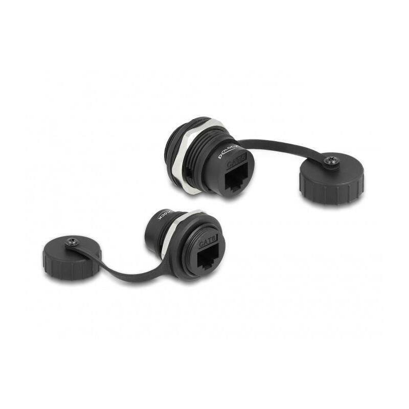 delock-rj45-cat6-einbauhembra-con-verschlusskappe-ip67-staub-y-wasserdicht