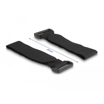 delock-klettpad-autoadhesivo-con-klett-kabelbinder-set-10-piezas-negro