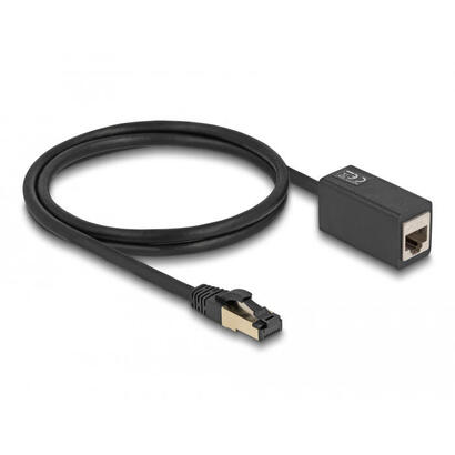 delock-netzwerk-verlangerungscable-rj45-stecker-zu-rj45-buchse-cat81-s-ftp-1-m-schwarz