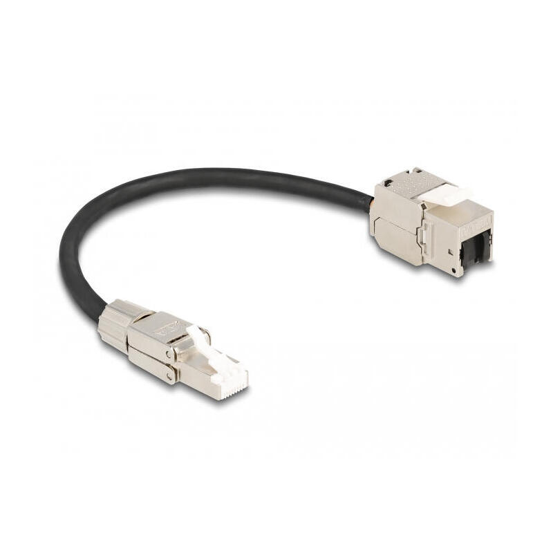 delock-cable-rj45-stecker-feldkonfektionierbar-zu-keystone-modul-rj45-buchse-cat6a-25-cm