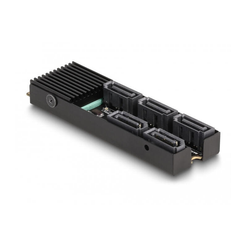 delock-convertidor-m2-2280-key-bm-macho-a-5-x-sata-con-kuhlkorper