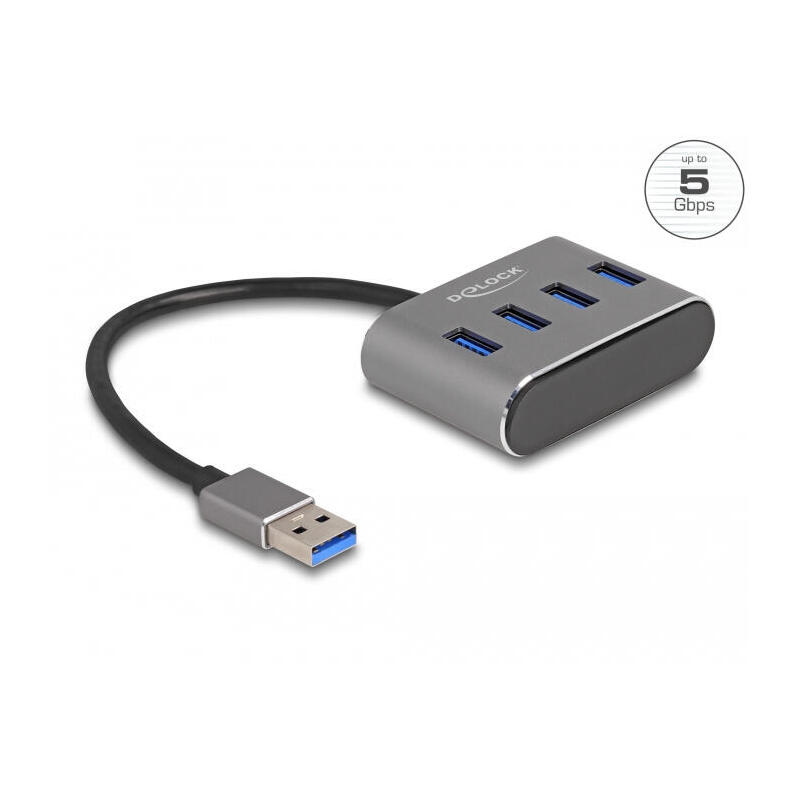delock-4-port-usb-32-gen-1-hub-mit-usb-typ-a-anschluss-usb-typ-a-buchsen-oben