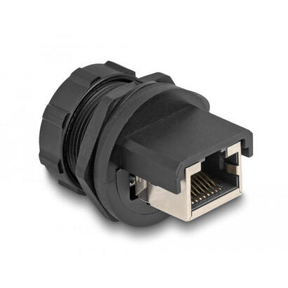 delock-rj45-cat6a-kupplung-mit-verschlusskappe-zum-einbau-ip67-staub-und-wasserdicht