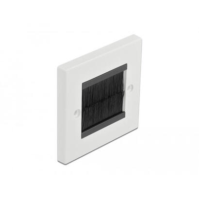 delock-cablemanagement-abdeckblende-86-x-86-mm-mit-schwarzen-burstenstreifen