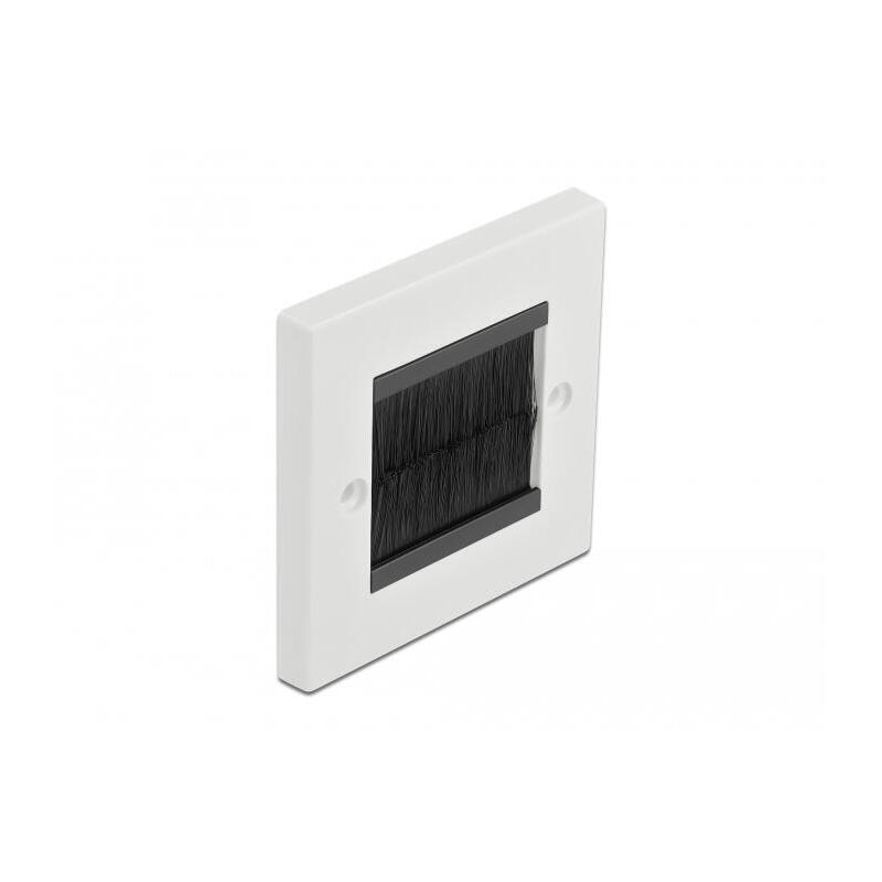 delock-cablemanagement-abdeckblende-86-x-86-mm-mit-schwarzen-burstenstreifen