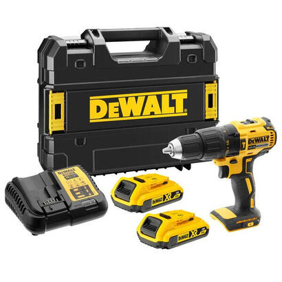 dewalt-dcd778d2t-qw-destornillador-electrico-y-llave-de-impacto-1750-rpm-negro-amarillo