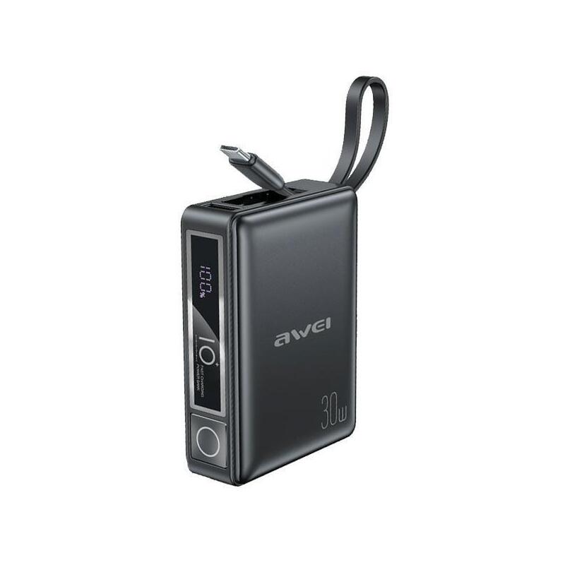powerbank-10000mah-30w-p87k-wbudowany-usb-c-kabel-usbusb-c