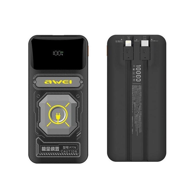 powerbank-10000mah-225w-p77k-wbudowane-kable-lightning-usb-c-wyjscia-1xusb2xusb-c