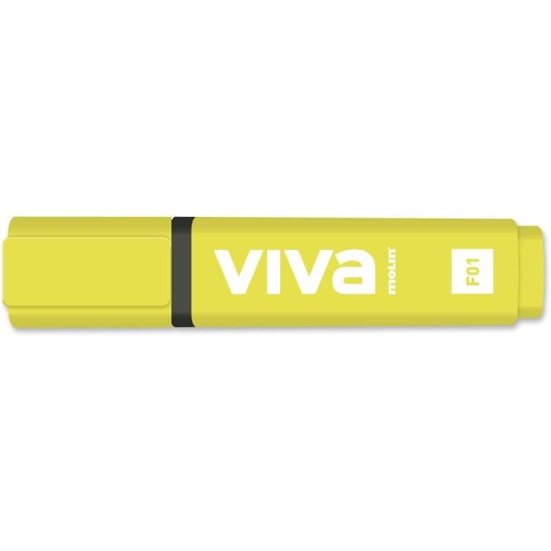 pack-de-10-unidades-molin-viva-marcador-fluorescente-trazo-entre-1-y-5mm-tinta-con-base-de-agua-amarillo