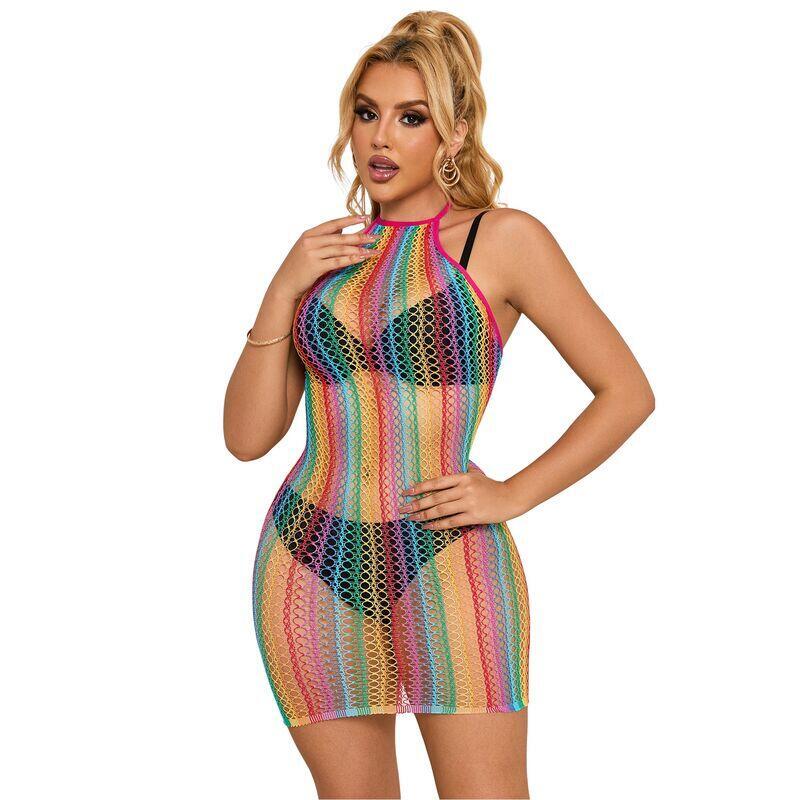 subblime-952341-bodystocking-de-rejilla-arcoiris-talla-unica