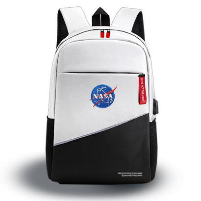 mochila-nasa-white-black