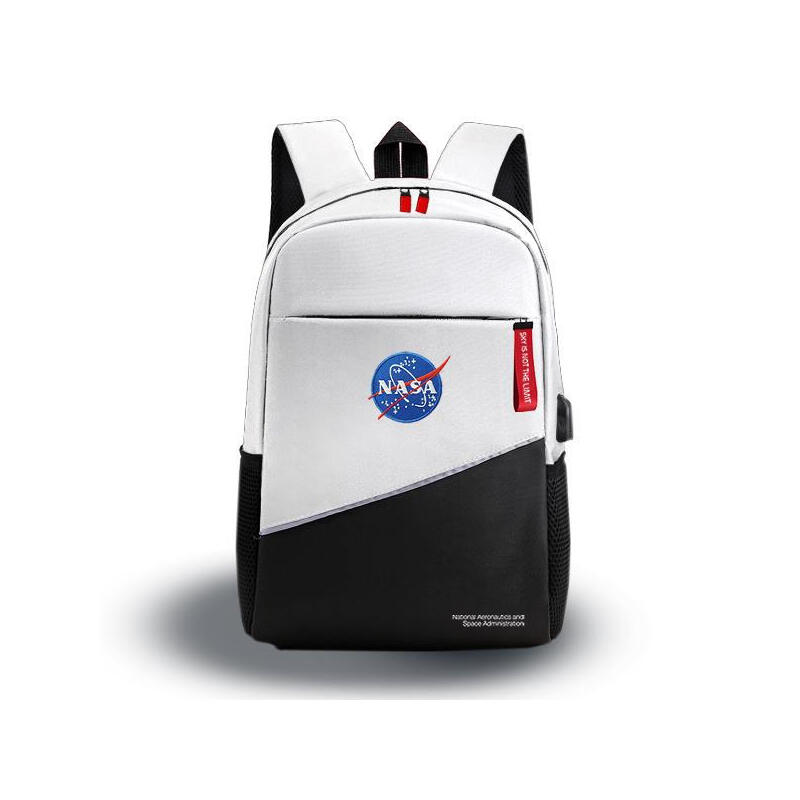 mochila-nasa-white-black