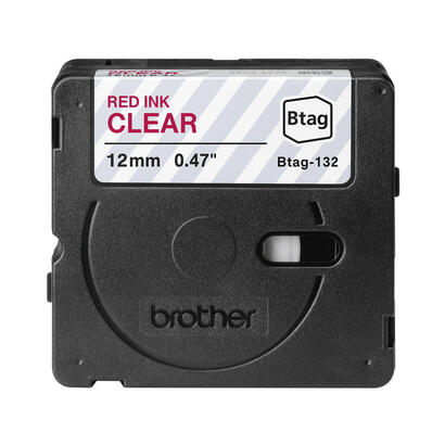 cinta-de-etiquetas-brother-btag-132-12mm-roja-sobre-transparente-no-laminada-btag132