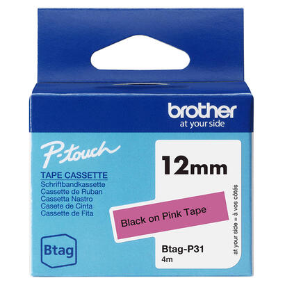 brojoher-cinta-btagp31-btag-p31-negro-sobre-rosa