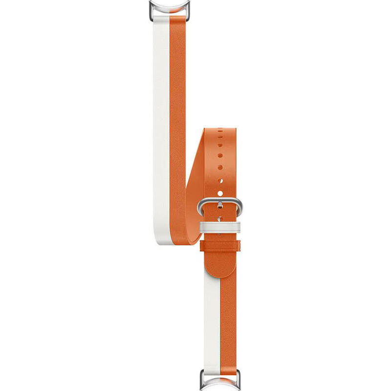 xiaomi-dual-tone-leather-strap-blanco-and-orange