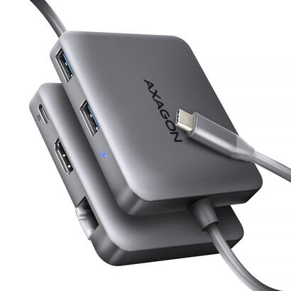 axagon-hmc-5hl-2x-usb-a-hdmi-lan-usb-32-gen-1-hub-pd-100w-gris