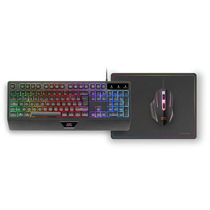 pack-gaming-mars-gaming-mcp124-teclado-h-mech-raton-optico-alfombrilla-negro