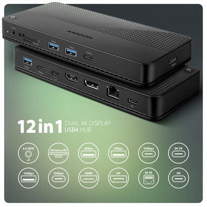 hmc-u4-hub-multiportatil-usb-12-en-1-usb-40-40-gbps-lan-hdmi-dp-pd-audio