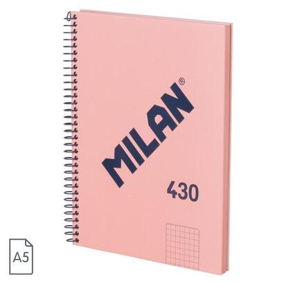 milan-serie-1918-cuaderno-espiral-formato-a5-cuadricula-5x5mm-80-hojas-de-95-grm2-microperforado-2-taladros-