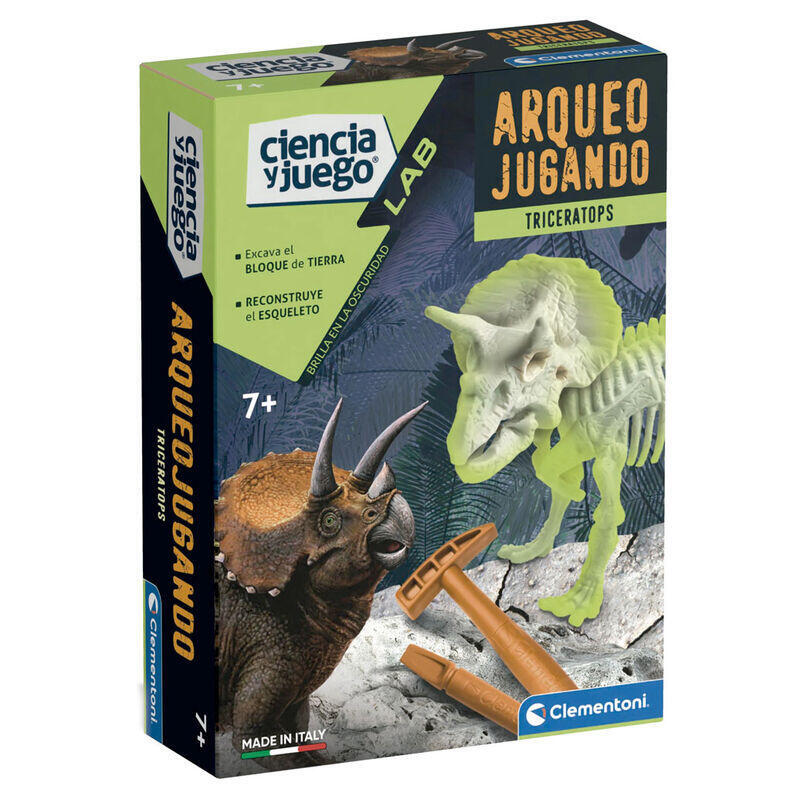 juego-arqueojuguando-triceratops-fosforescente juego-arqueojuguando-triceratops-fosforescente