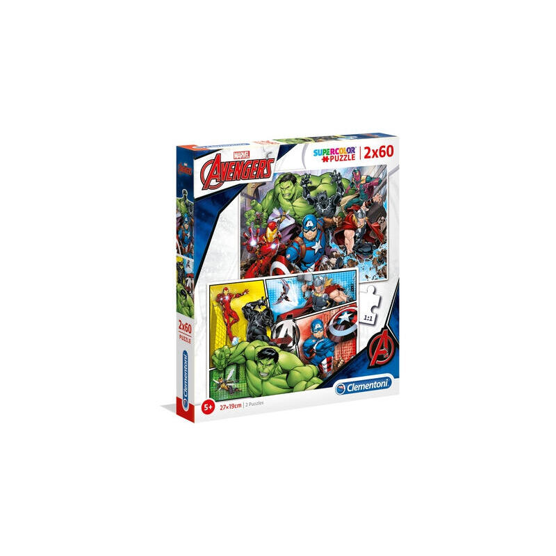 puzzle-vengadores-avengers-marvel-2x60-piezas puzzle-vengadores-avengers-marvel-2x60-piezas