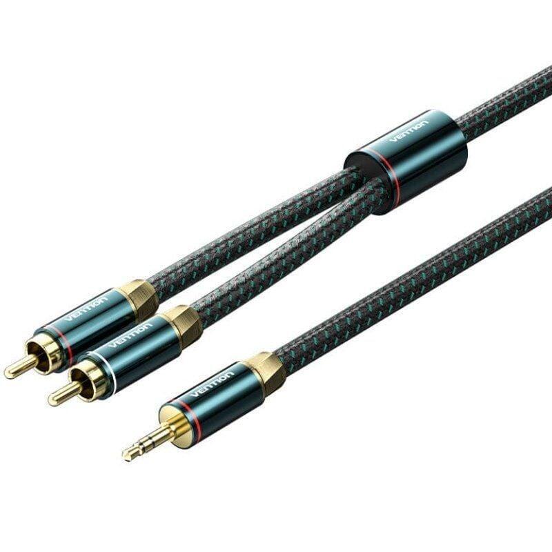 cable-audio-vention-bcsgf-2x-rca-macho-jack-35-macho-1m-verde-y-negro cable-audio-vention-bcsgf-2x-rca-macho-jack-35-macho-1m-verde-y-negro