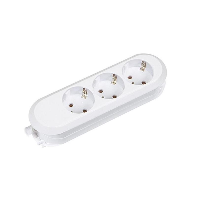 bachmann-regleta-smart-3-tomas-blanco-ohne-aleitung-sin-interruptor