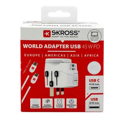 skross-pro-light-usb-ac45pd-world-incl-usb-c-cable-blanco