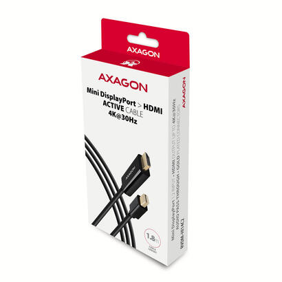 axagon-rvdm-hi14c2-mini-displayport-zu-hdmi-adaptadorcable-4k30-hz-180-cm-lang-negro