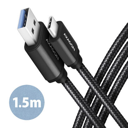 axagon-hcm3-am15ab-cable-usb-c-auf-usb-a-32-gen-1-negro-15m