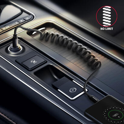 axagon-data-and-charging-usb-20-cable-11-m-long-pd-60w-3a-black-twisted-cable-usb-11-m-usb-c-negro