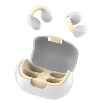 cool-auriculares-stereo-bluetooth-earbuds-clip-blanco