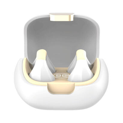 cool-auriculares-stereo-bluetooth-earbuds-clip-blanco