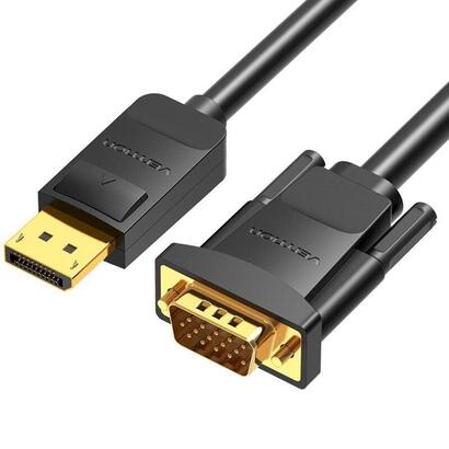 cable-conversor-vention-hblbj-vga-macho-displayport-macho-5m-negro