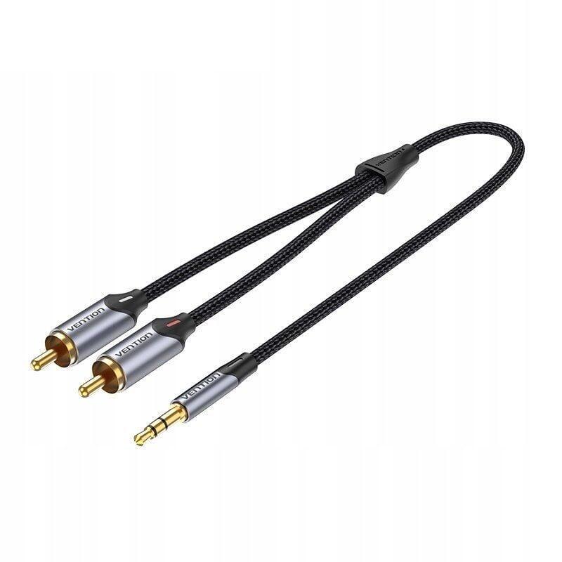 vention-bcnbj-2-x-rca-cinch-do-minijack-35mm-5m-w-oplocie-negro