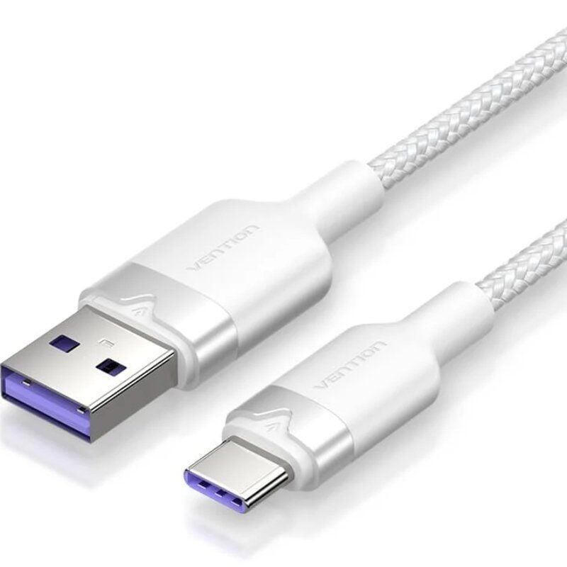 cable-usb-20-tipo-c-vention-ctowf-usb-tipo-c-macho-usb-macho-hasta-100w-480mbps-2m-blanco