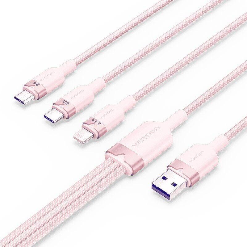 cable-usb-20-lightning-vention-ctppg-usb-macho-usb-tipo-c-macho-microusb-macho-lightning-macho-15m-rosa cable-usb-20-lightning-vention-ctppg-usb-macho-usb-tipo-c-macho-microusb-macho-lightning-macho-15m-rosa
