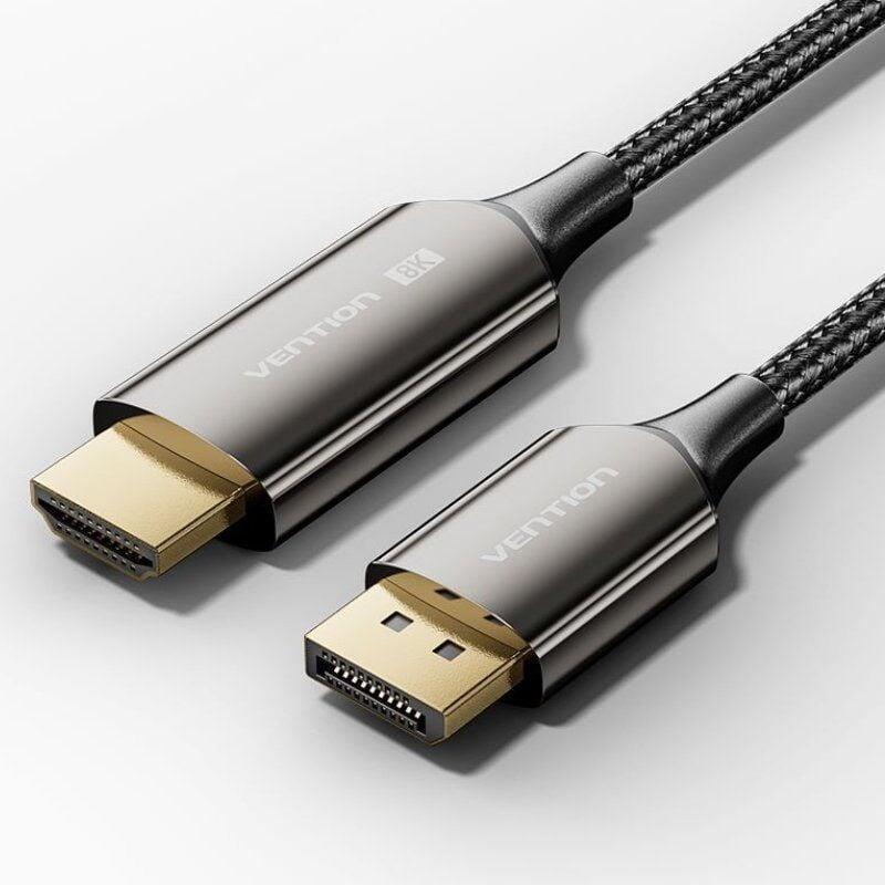 cable-conversor-vention-hfpbac-displayport-macho-hdmi-macho-18m-negro