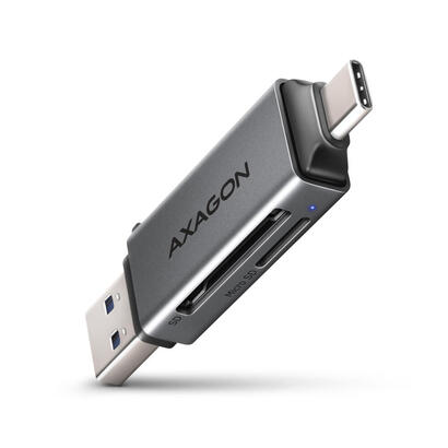axagon-cre-dac-usb-c-usb-a-5-gbps-mini-card-reader-2-slot-lun-sdmicrosd-lector-de-tarjeta-usb-30-type-atype-c-gris