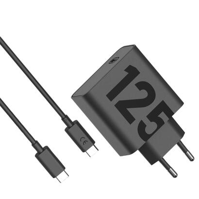cargador-de-pared-motorola-turbopower-125w-gan-usb-a-c-1m-usb-c-negro